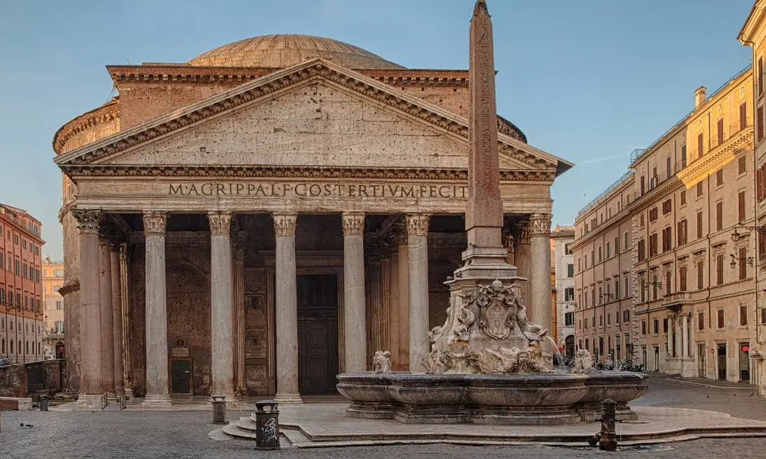 Le Panthéon de Rome, exemple d’architecture de la Rome antique